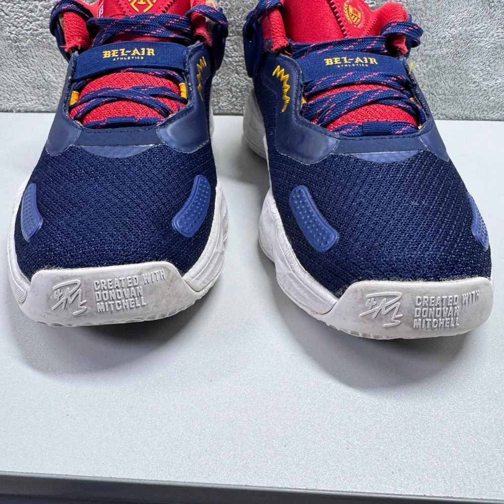 Adidas DON Issue 3 J Bel-Air Dark Blue Red Youth Sneakers GZ5513 Mens 7